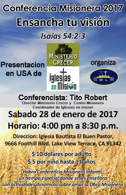 Conferencia Misionera en Usa 2017 - Iglesias en Mision